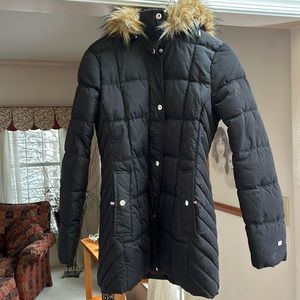Women’s Tommy Hilfiger coat with detachable fur hood size S